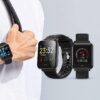 Relogio Smartwatch Inteligente - 2 Pulseiras Preto e Roxo - Image 5