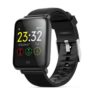 Relogio Smartwatch Inteligente - 2 Pulseiras Preto e Roxo