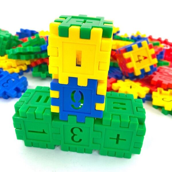 Brinquedo de Montar Blocos - Números Coloridos - Imagem 2