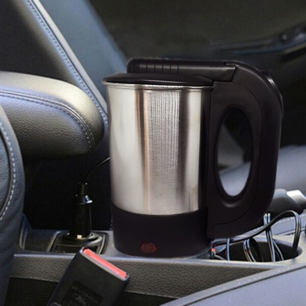 Chaleira Elétrica Portátil para Carro Inox 500 ml - Imagem 2