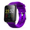 Relogio Smartwatch Inteligente - 2 Pulseiras Preto e Roxo - Image 6